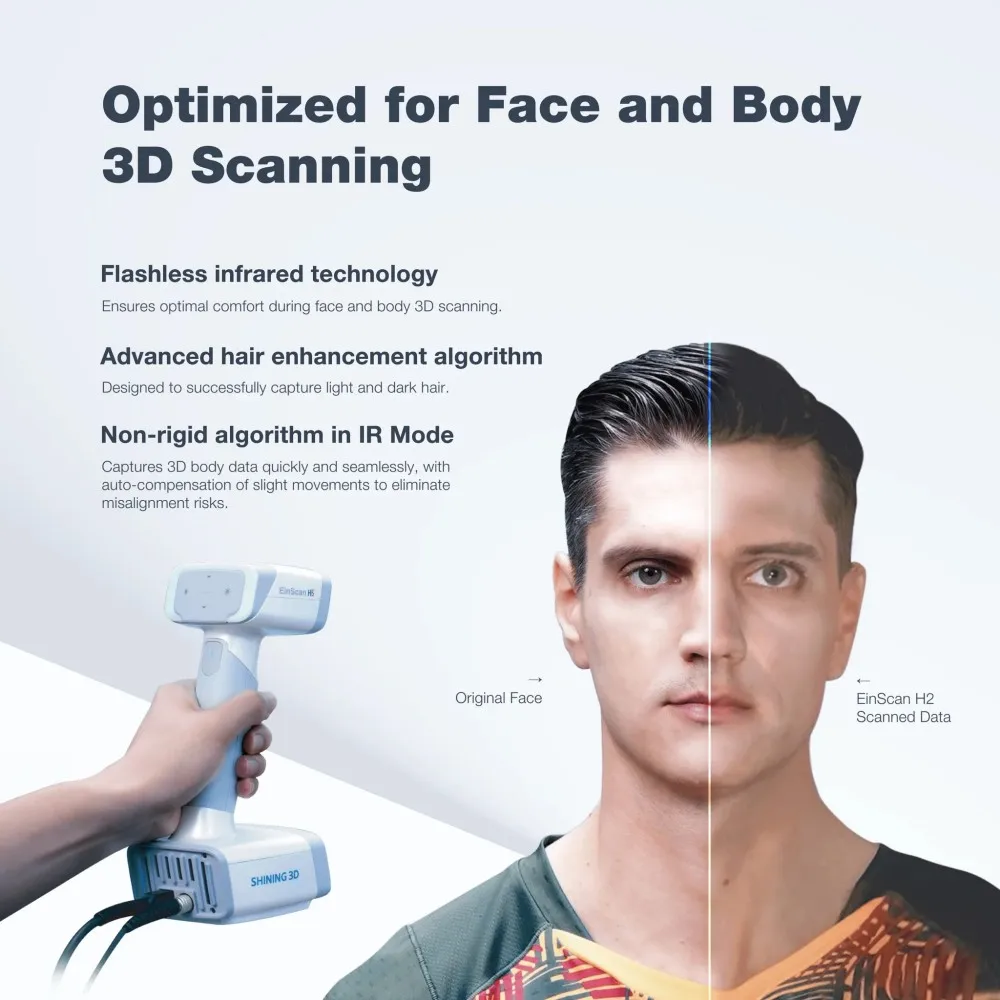 Оптовая продажа 3D-сканер Einscan H2 с высоким разрешением