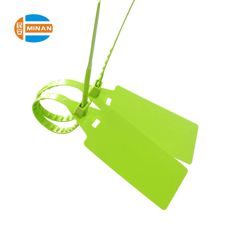 MA-PS 6035 indicative adjustable pull-tight one-off plastic seals for bag package box luggage price tag