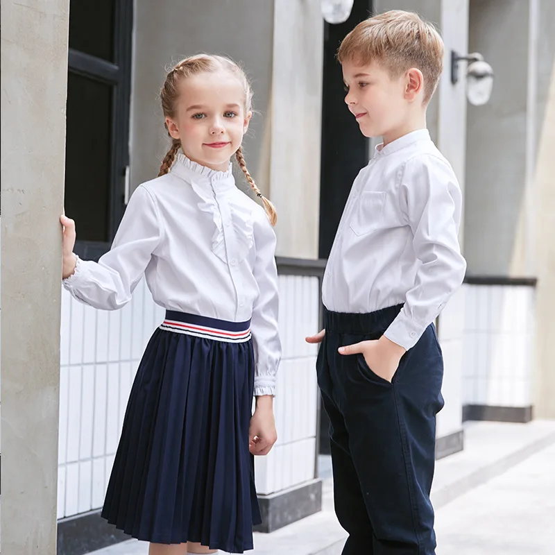 
Wholesale autumn wear high primary kindergarten school Uniform design for boys and girls 