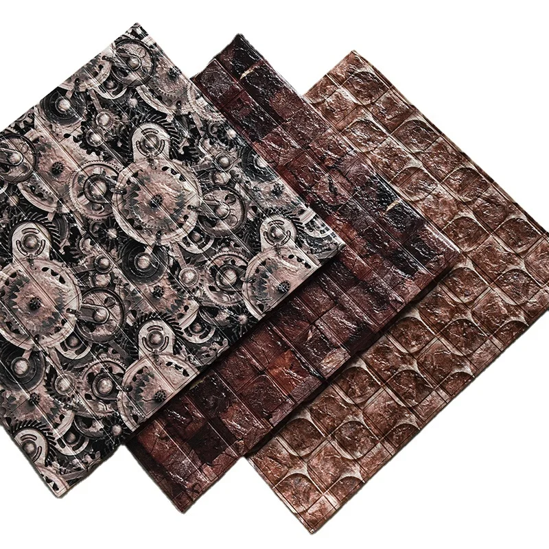 Реалистичный дизайн XPE пенопластовая настенная панель смешанных цветов 3d пенопластовые обои Кирпичная самоклеящаяся настенная наклейка из пенополиэтилена