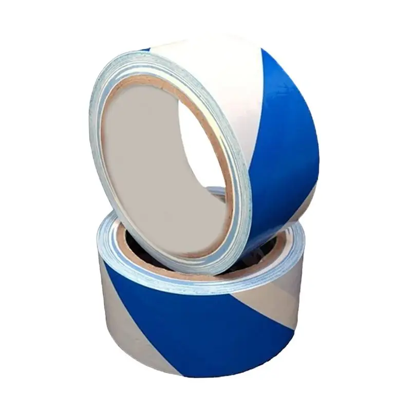 2024 Elecpopular Custom Wholesale PVC Race Course Warning Tape Machine Blue and White Durable Caution Tape