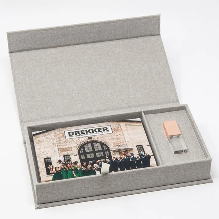 Custom Gift Box USB Stick 8GB 16GB 32GB 64GB High Speed 3.0 Crystal USB Flash Drive