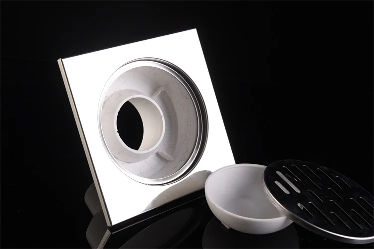 Cheap Price Square Stainless Steel Washing Shower Pop Up Floor Drain Waste Pipe Cover