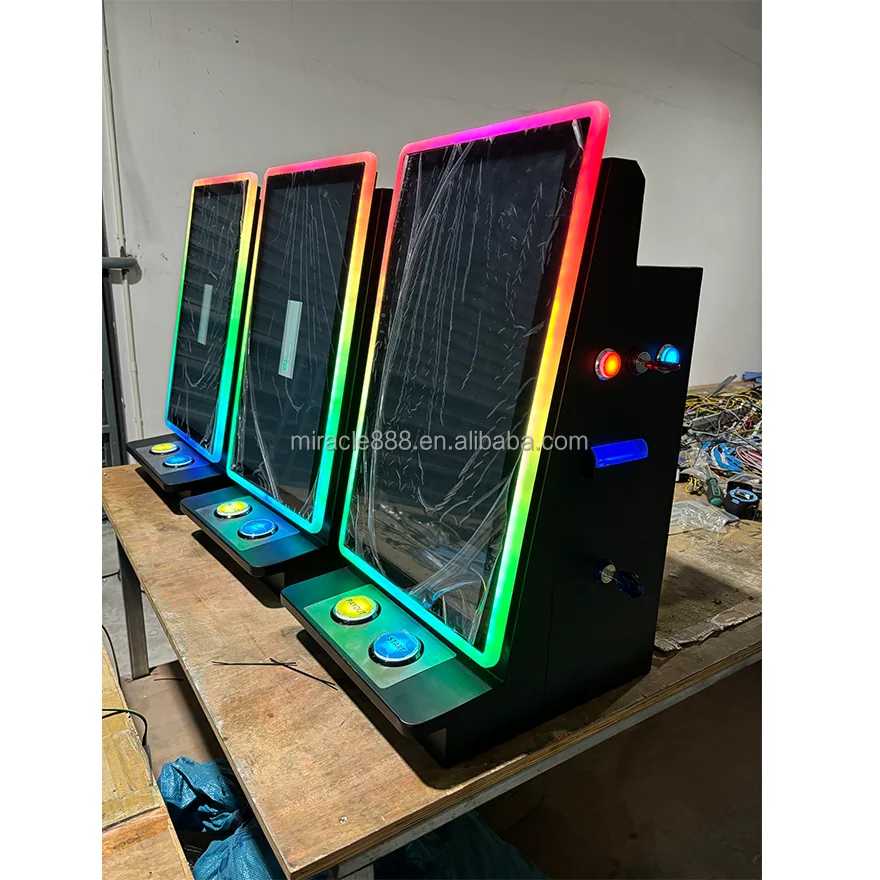 23.6 Inch Vertical Touch Screen Desktop Arcade Cabinet Bartop Arcade Machine For Skill Game