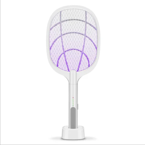 
Household electric mosquito swatter fly swatter USB rechargeable lithium battery mosquito killing lamp 2 in 1 