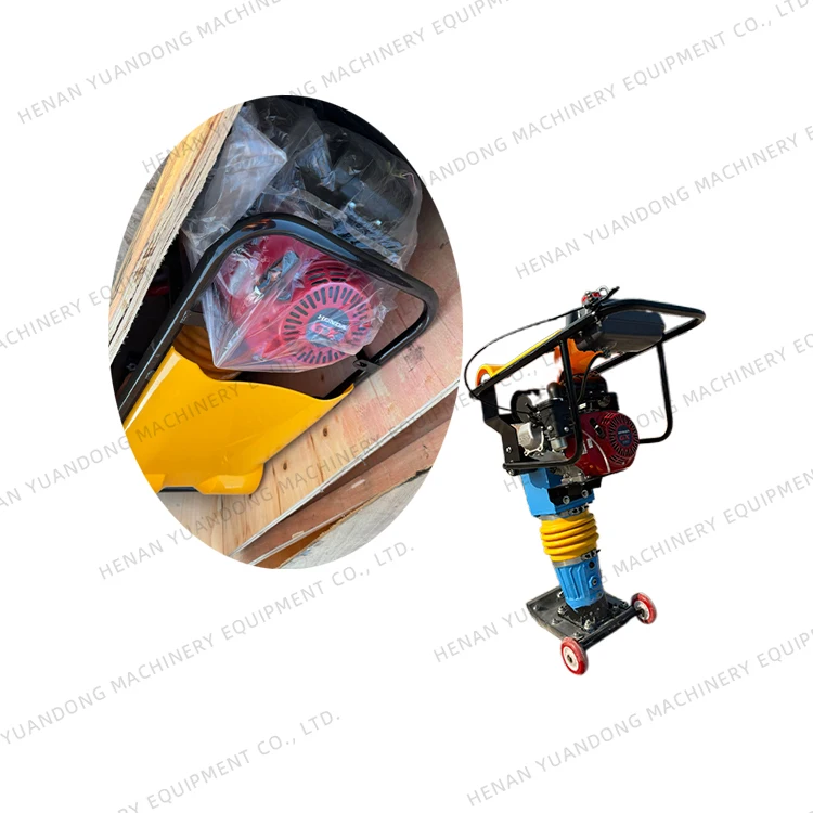 Electric Diesel Gasoline Motor 7.5HP Tamping Hammers Impact Hammers Vibrating Plate Compactors For Road