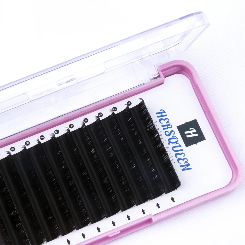 0.15 wholesale ellipse flat eyelash extension individual soft cashmere flare lashes top quality professional lashing salon use