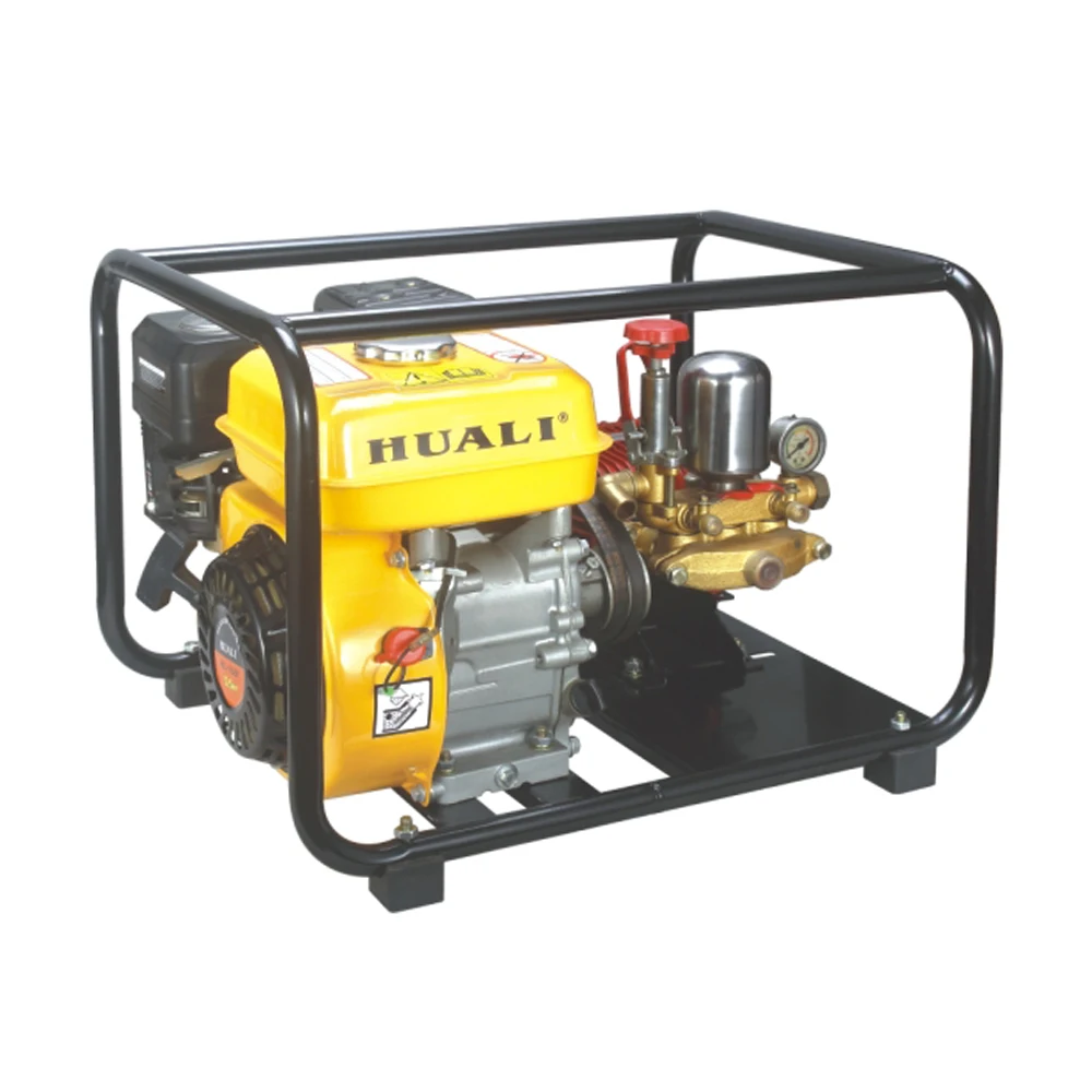 Japan agricultural 5.5hp 6.5hp self propelled trolley used orchard garden fuel power sprayers pump for sale