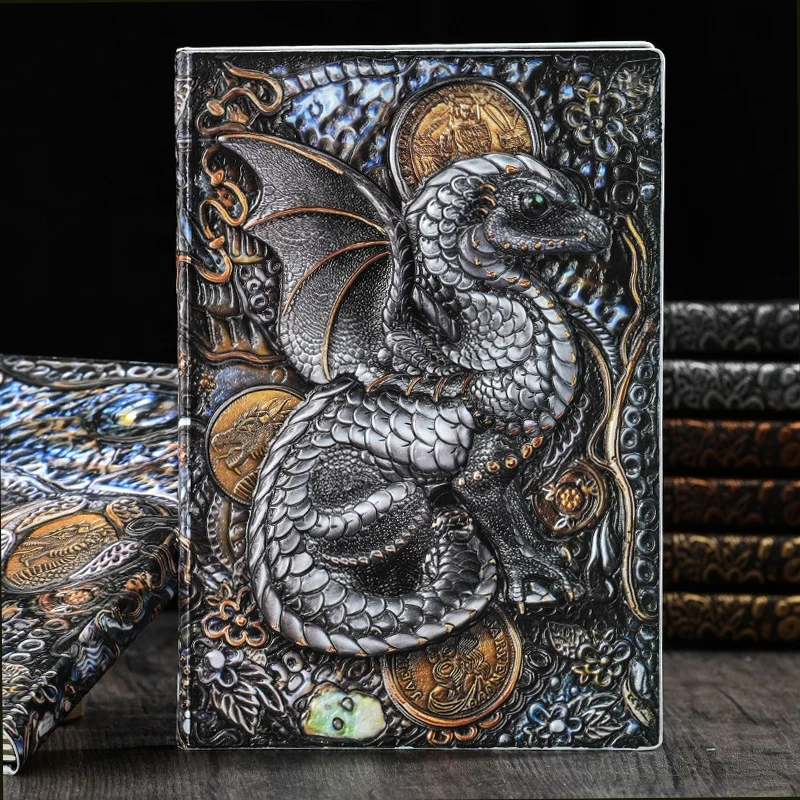 Тисненая цветная кожаная Книга в твердом переплете для DND Gamer