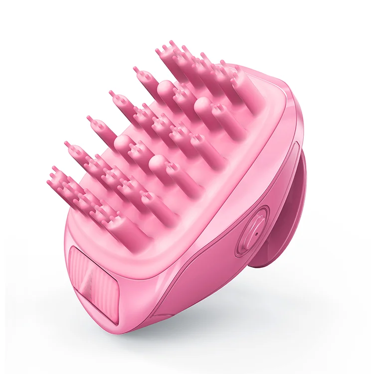 Модная щетка для шампуня и душа, мягкий силиконовый массажер для волос и кожи головы, электрическая массажная расческа