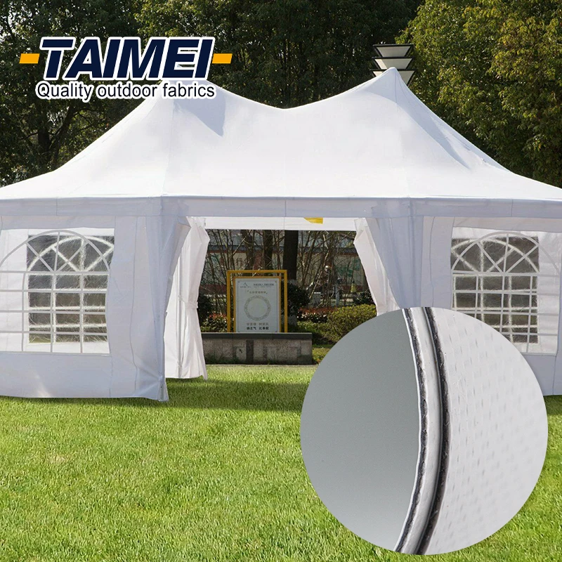 PVC Coated Tarpaulin Vinyl Tarp Roll PVC Block Out Fabric for Exhibition Event Tents