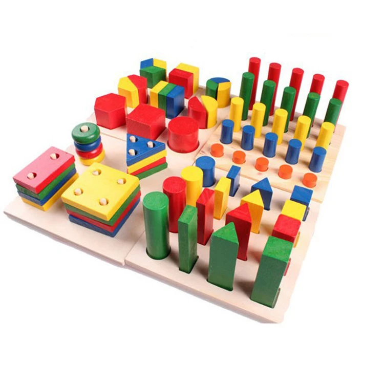 
Hot New Product Baby Matching Board Montessori Teaching Kids Educational Montessori Wooden Toys 