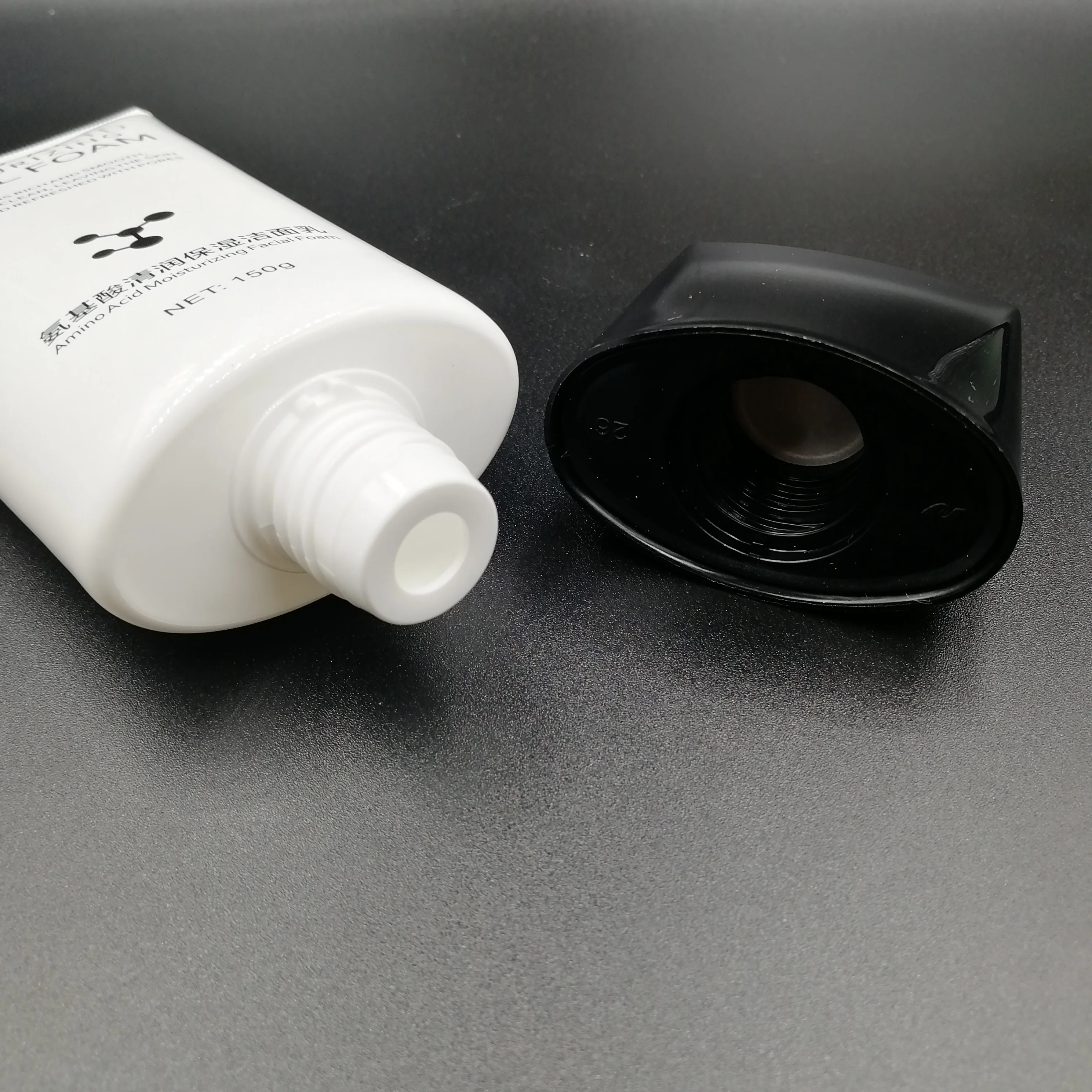 50D 150ml high quality oval tube special soft tube cosmetic packaging squeeze tube screw cap for facial cleanser hand cream skin