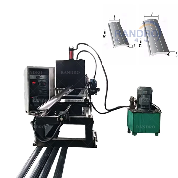 RANDRO 77 Pu Foam Rolling Slats Shutter Door Machinery Shutter Door Slats Machine