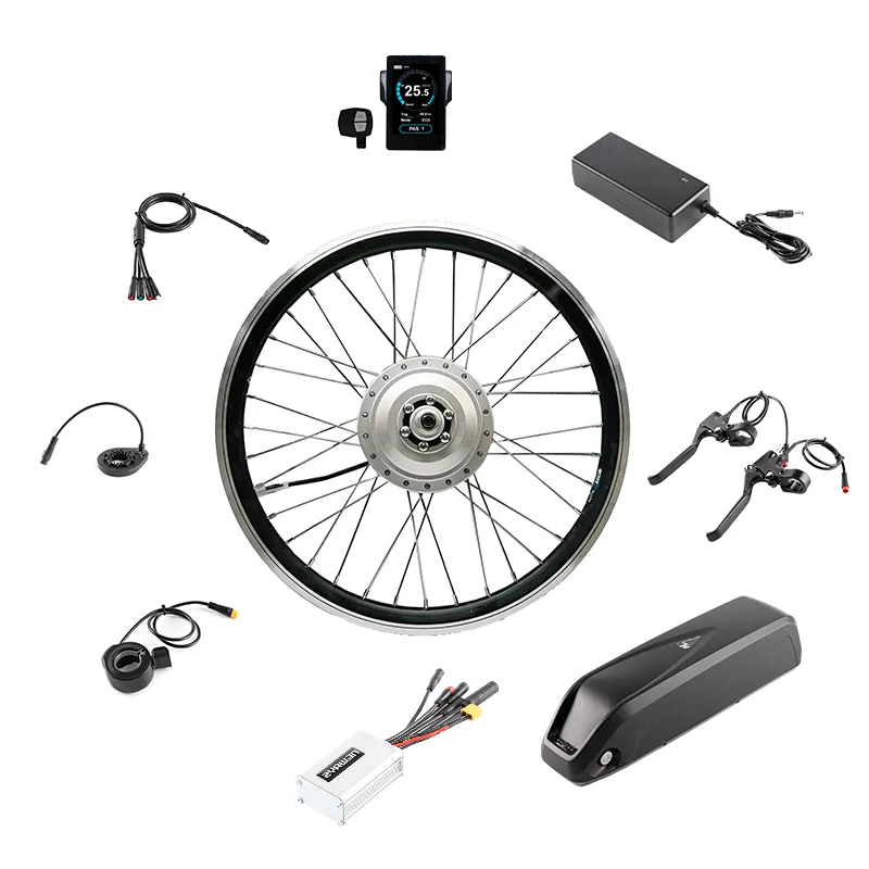 Customized by Powerful Factory 36v 250w ebike conversion motor wheel kit electric motor kit for bicycle 48v with battery