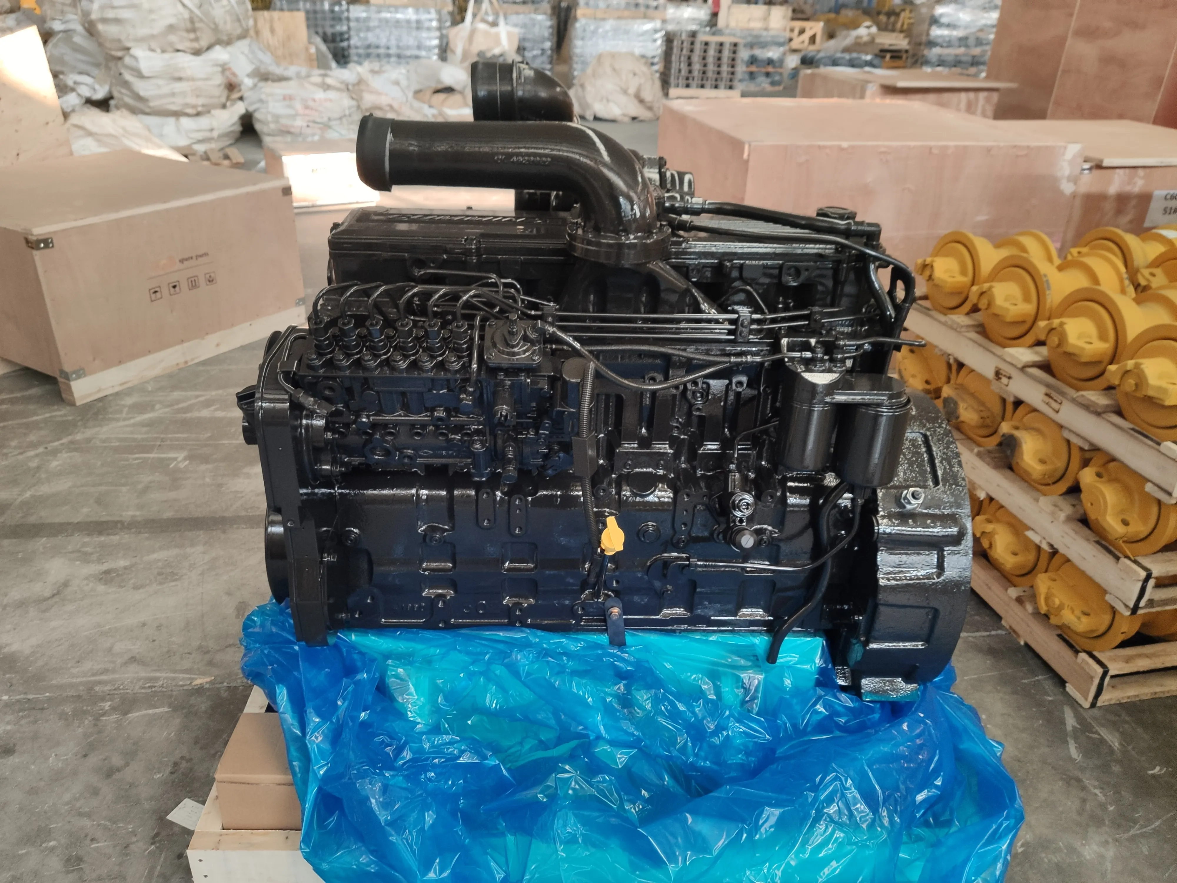Дизельный двигатель Cummins 6ltaa8. 9-c325 для колесного погрузчика буровая тяга в сборе