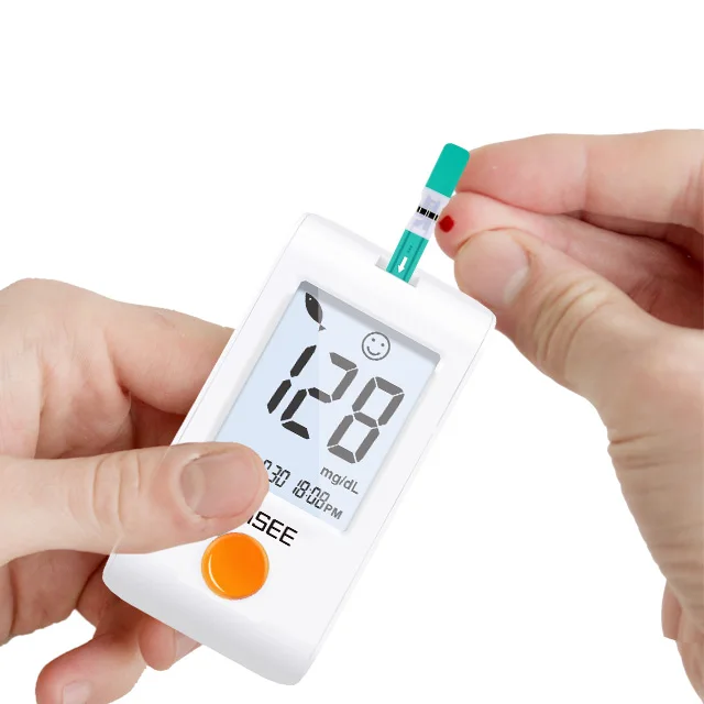 glucose flow meter glucometro con tiras y lanzetas glucose test meter