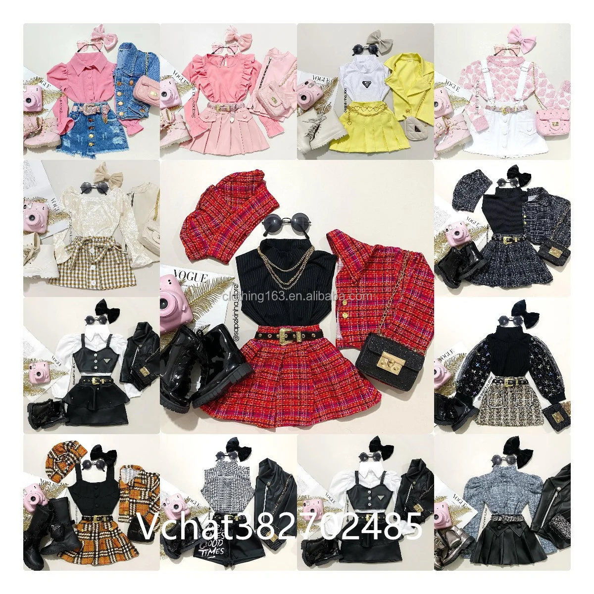 Летняя одежда из 2 предметов для девочек