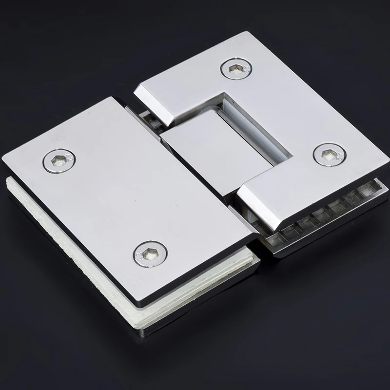 180 degree Solid casting shower door hinge for 6-12 mm tempered