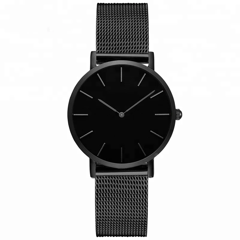 
2020 Fashion OEM ultrathin mesh band simple elegance stainless steel watch rose gold reloj de cuarzo watch 