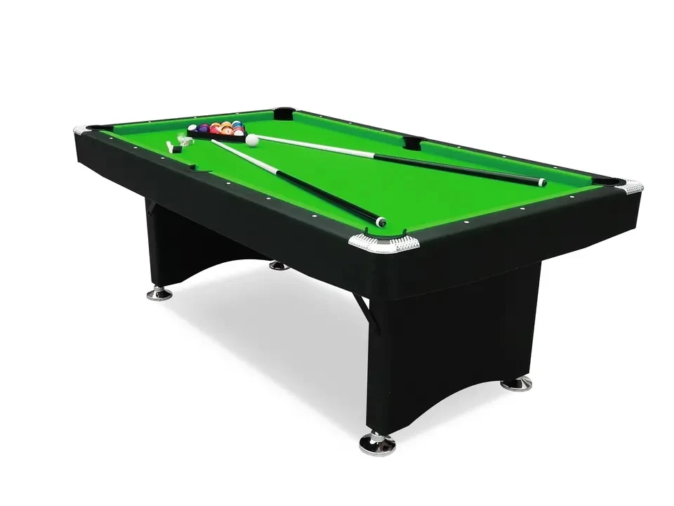 Tenshin Cheap Custom 6FT 7FT 8FT MDF PVC Laminate French Folding Snooker Pool Billiard Table For Sale