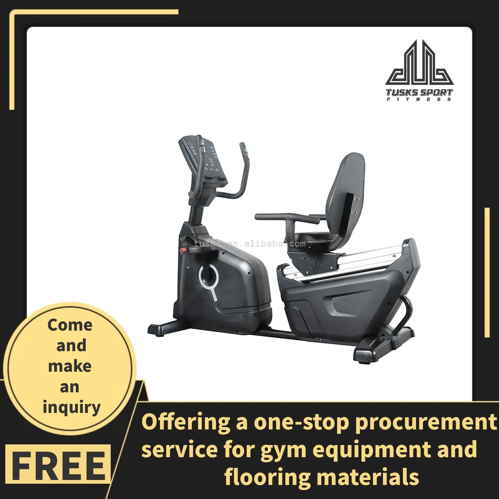 TK7-ZF9500 Recumbent Magnetic Control Bike - Comfortable Body Workouts at Home  Control Horizontal Exercise Bicycle