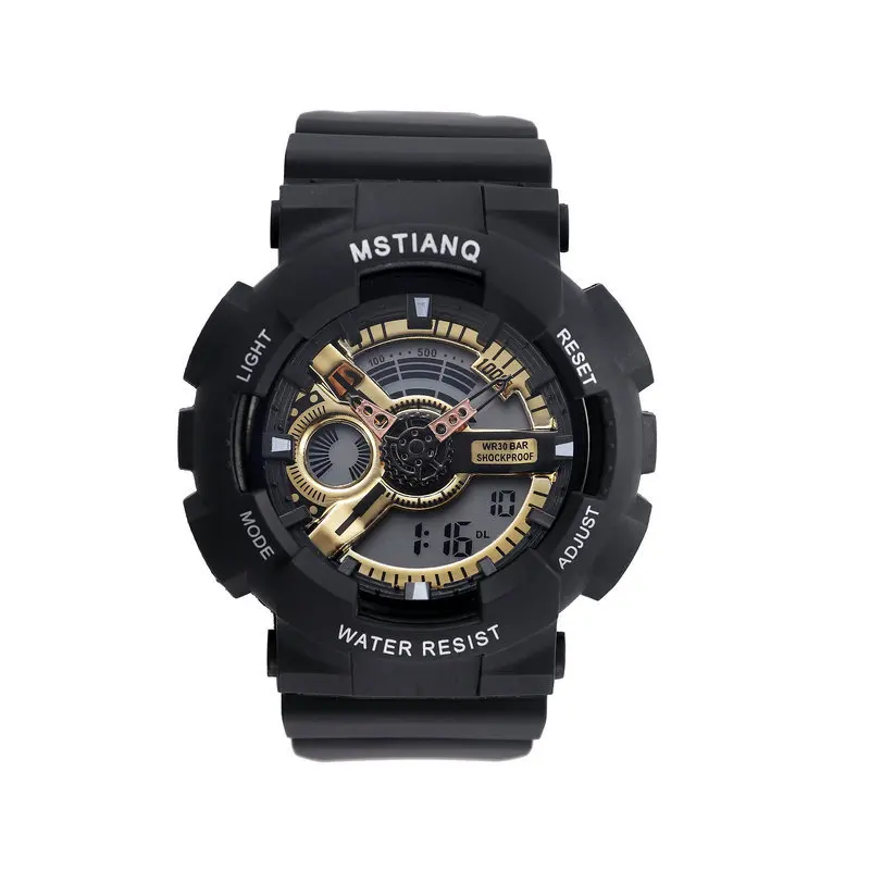 Fashion Digital Watch men Waterproof Double Time Fashion Multi functional Sport Luminous watch  for women  logo