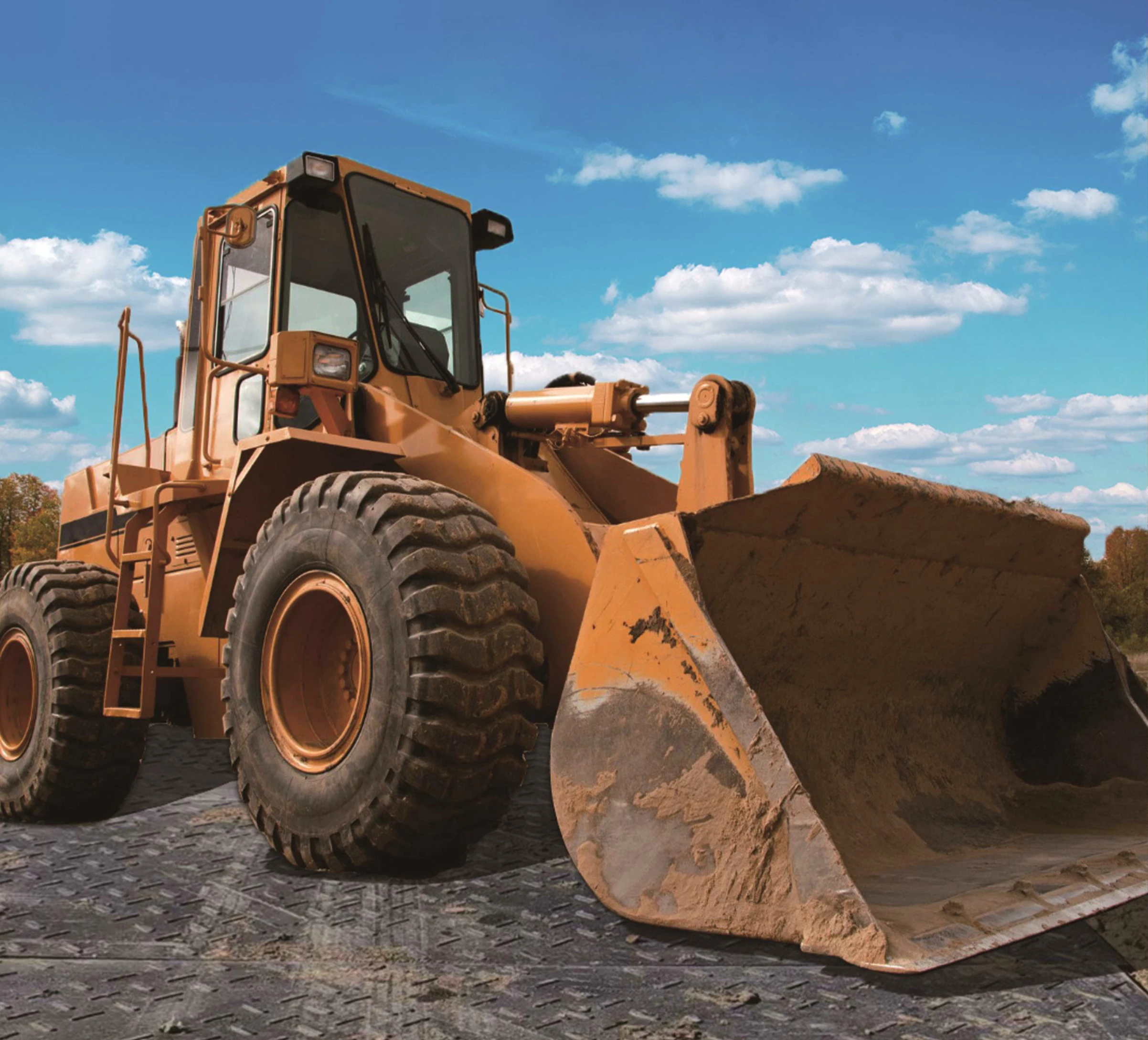 ПНД Дорожный Коврик для временного экскаватора 3x8