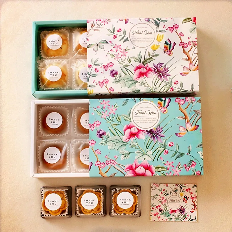 New design luxury gift box card paper chocolate boxes with bag for dessert