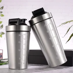 Fitness Sports 304 Stainless Steel Milkshake Cup Foreign Trade Protein Powder Shaker Cup