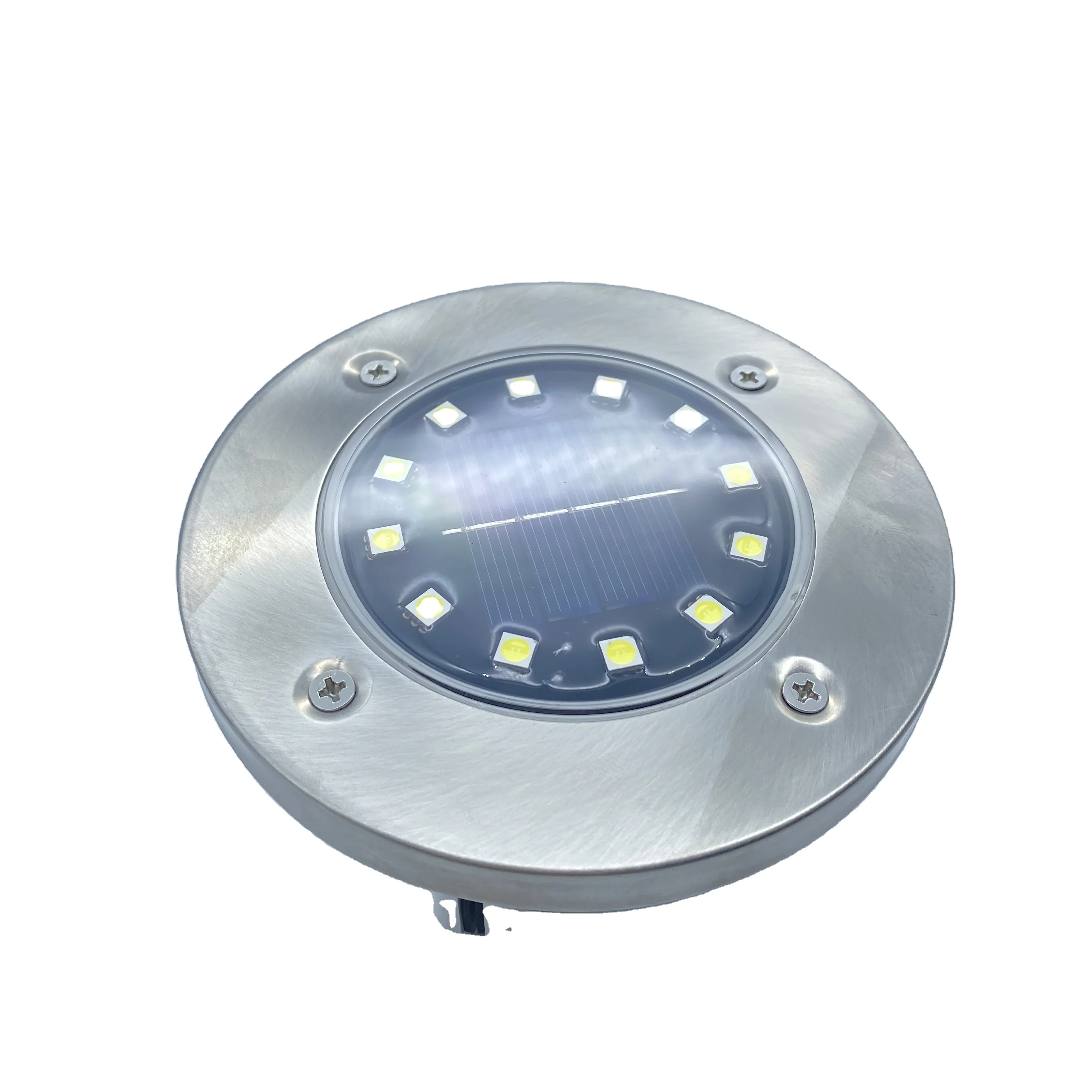 Solar lawn lamp outdoor courtyard buried lighting IP65 waterproof passage ground underground lamp