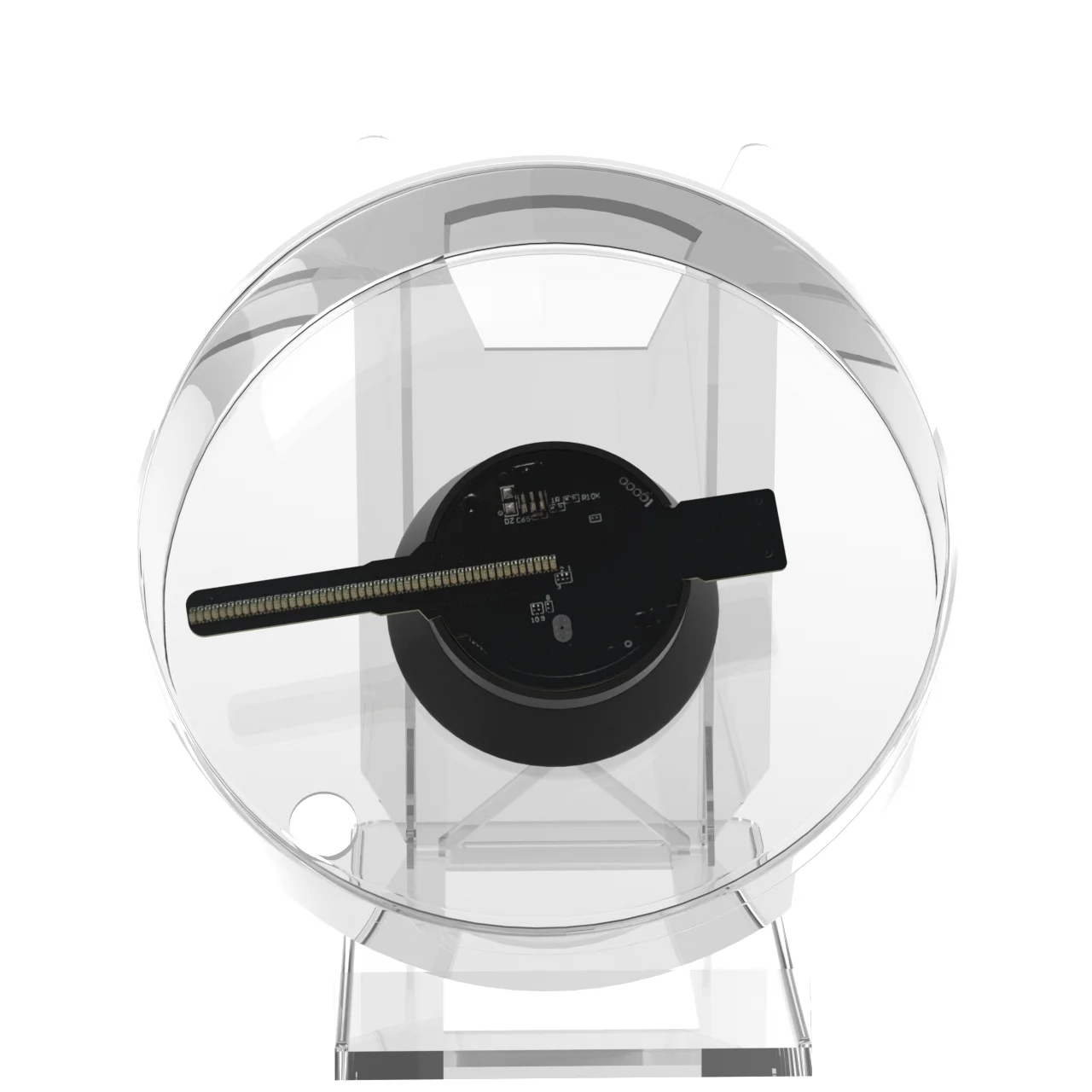 5.12 inch desktop holographic projector fan full color advertising 3D holographic fan portable LED