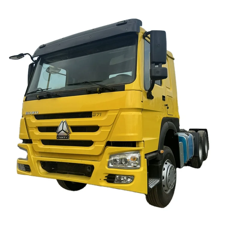 China heavy truck HOWO tractor 371 HP 6 *4 second-hand tractor market first choice, inexpensive