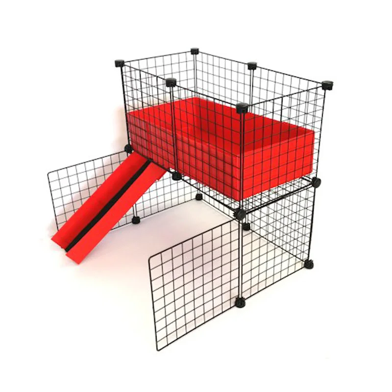 Custom Folding Pet Products Corrugated Coroplast Guinea Pig Pet House