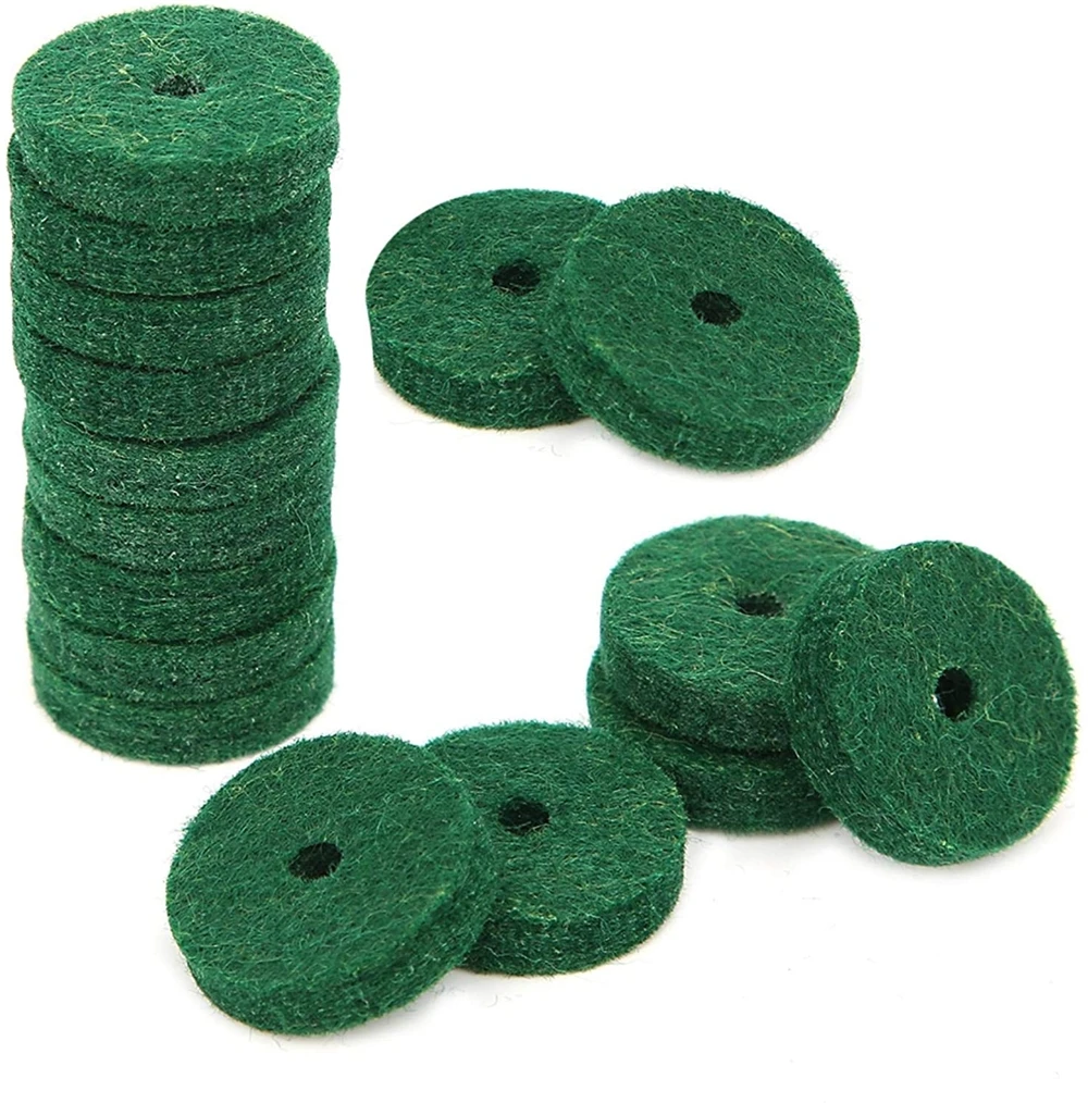 China factory felt pad Repairing Part 12mm Diameter Green Hitch Pin Felt