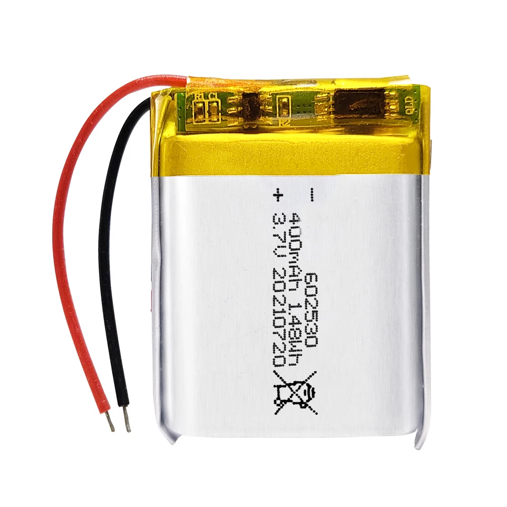 Stock Model 602530 400mah Lithium Battery 3.7v Li Ion Batteries