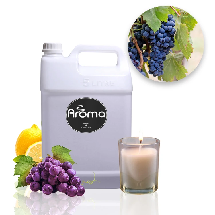 Wholesale ARC0369 high quality grape lemon aromatic fragrance oil for candle making