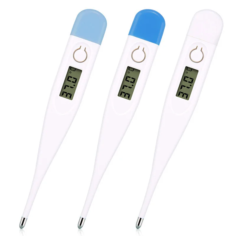 Thermometer for Adults, Digital Oral Thermometer for Fever with 10 Seconds Fast Reading (Light Blue)
