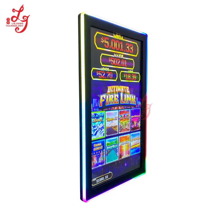 Low Price 43 Inch 3M Bally Gaming Monitor Pog FireLink Touch Screen Monitor Multi Infrared Touch Monitor With Side LED Light