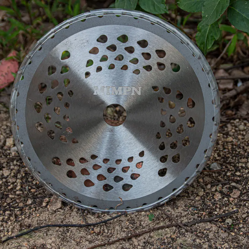 MIMPN brush cutter 8 inch circular slitter blade round shearing knives trimmer head