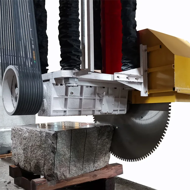 HuaLong Machinery HLQY-2500 Bridge Block Cutter Granite Multi-blade Stone Cutting Machine