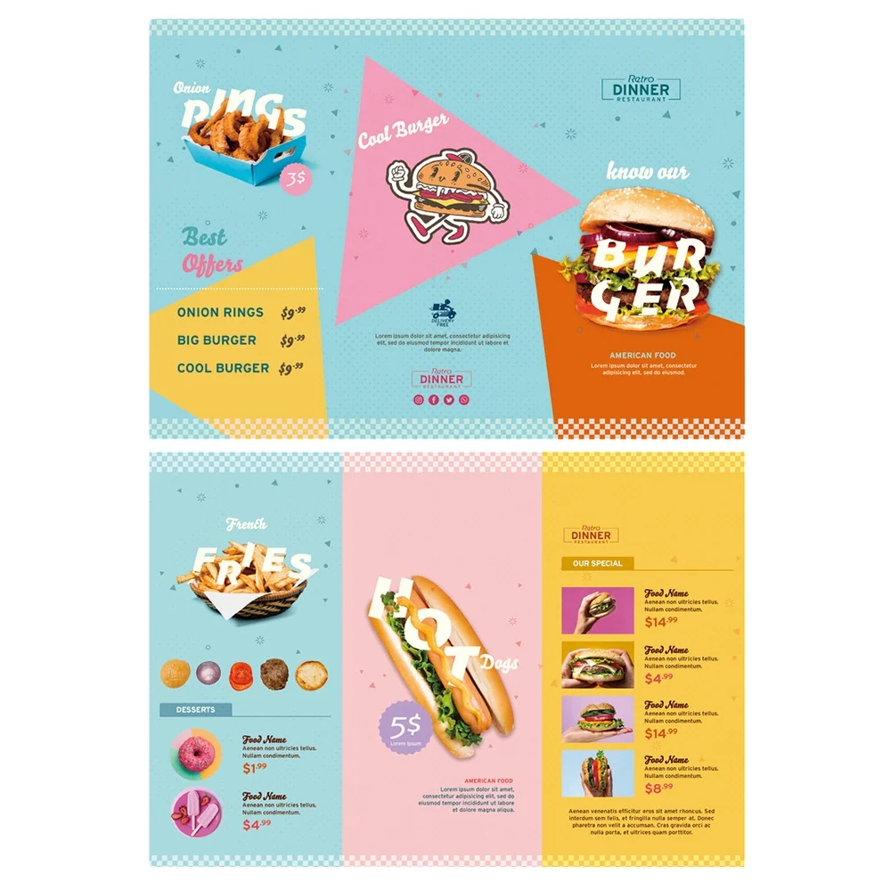Custom Premium Coated Paper Book Model Number Poster Logo Printed Folding Flyer Catalogue Pamphlet Brochure Instruction Manual