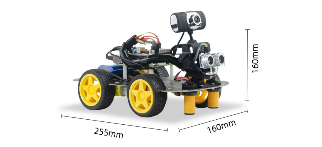 Programming education robot car iot ultrasonic intelligent obstacle avoidance programming car kit