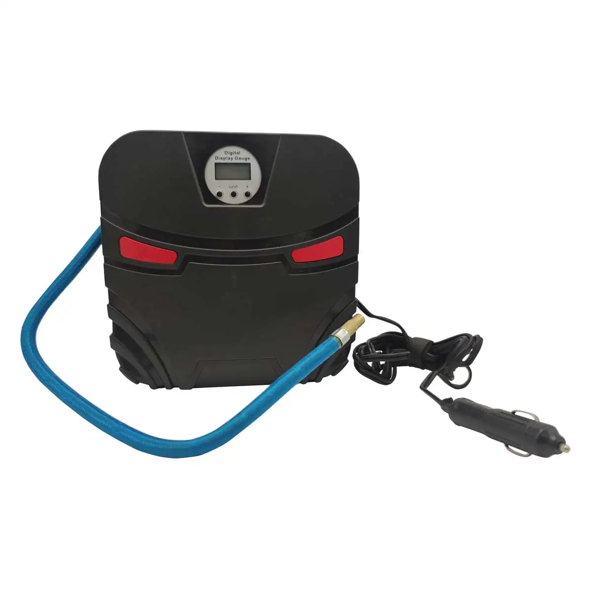 Vehicle tools hot sell car air compressor tyre inflator pump tire Inflators with digital gauge