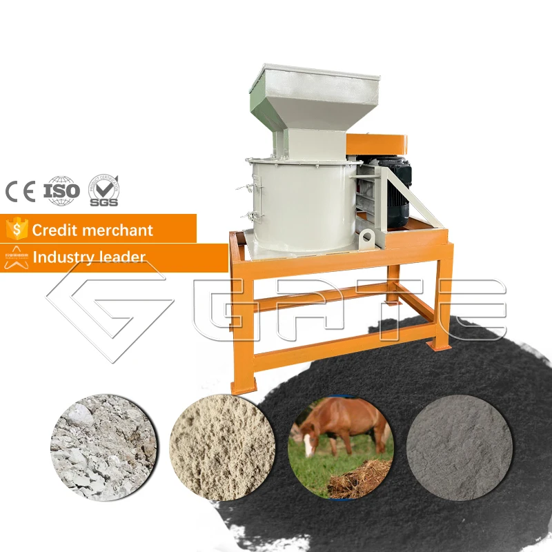 Gate Professional npk fertilizer crushing machine Chicken Dung Crushing Machine Fertilizer Vertical Shaft Crushers Cost