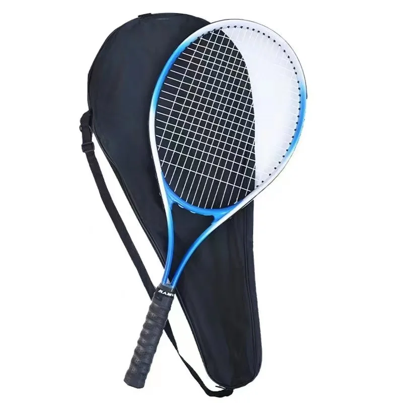 Wholesale Professional 27 Inch Tennis Racket Durable Lightweight Carbon Aluminum Fiber with Nylon Net Material