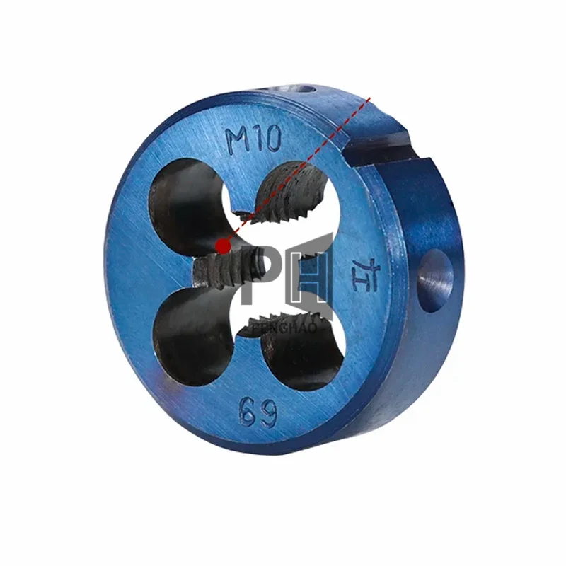 M3 M8 M10 M12 M14 M16 M18 Metric Thread Die Left Hand Die Screw Die For Metalworking Threading Tools
