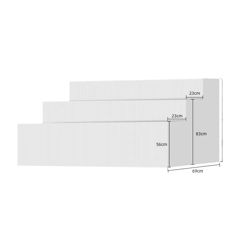 Factory wholesale Folding Portable Wedding Display Shelf Exhibition Store Display Rack