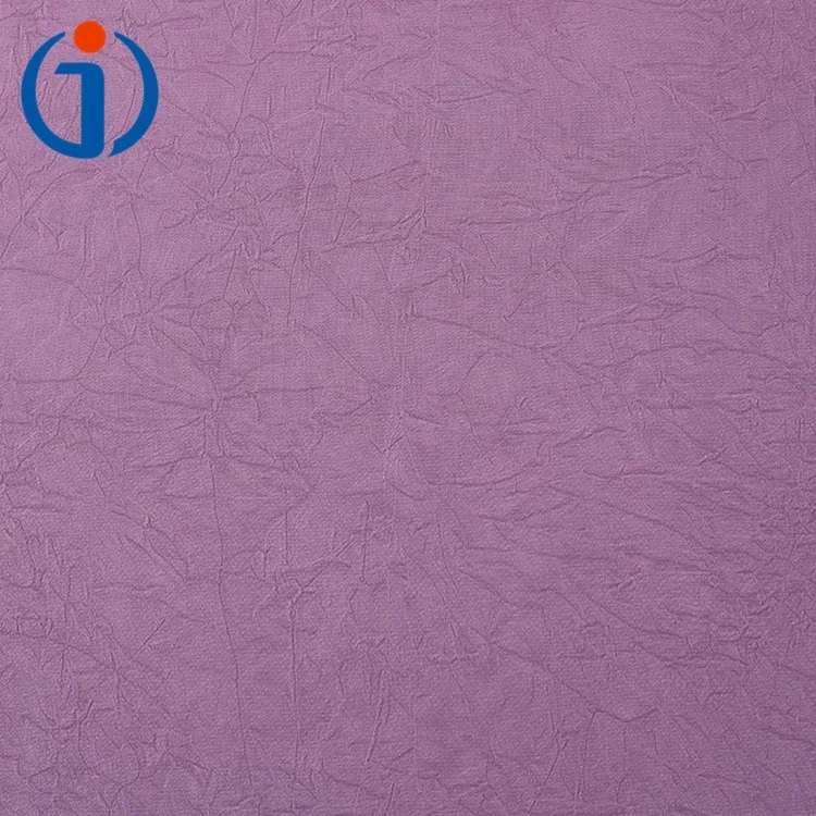 Factory Supply 75D Solid Dyed Polyester Double Layer Poka Conjawar Crepe Abaya Robe Fabrics for Modest Muslim Dress