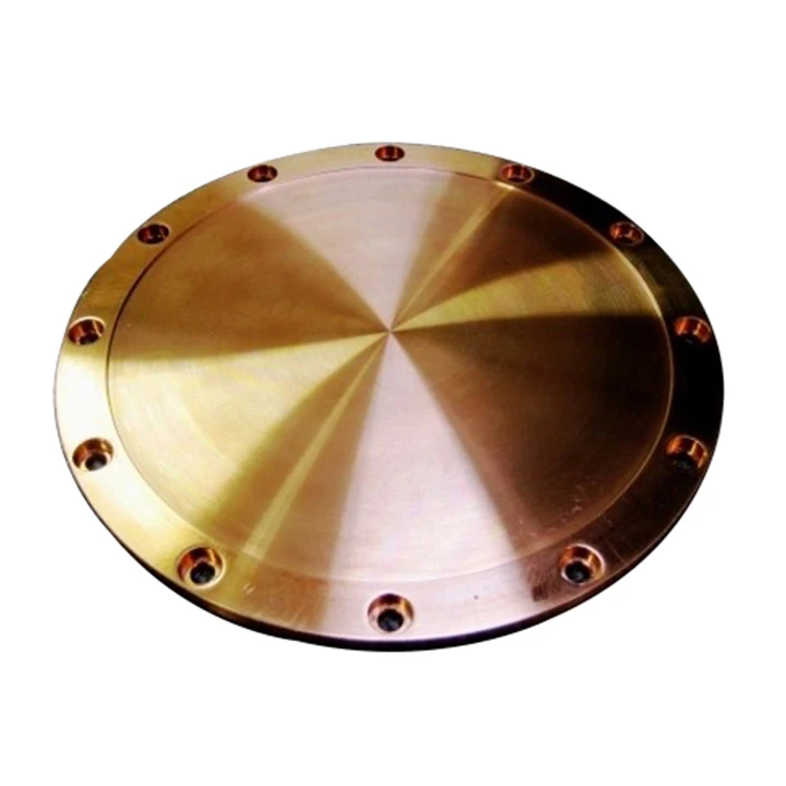 Sputter target tube steel magnetron plate aluminium backing plate